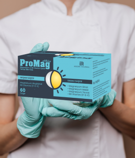 ProMag All&Day Magnezyum ve B6 Vitamini İçeren Takviye Edici Gıda